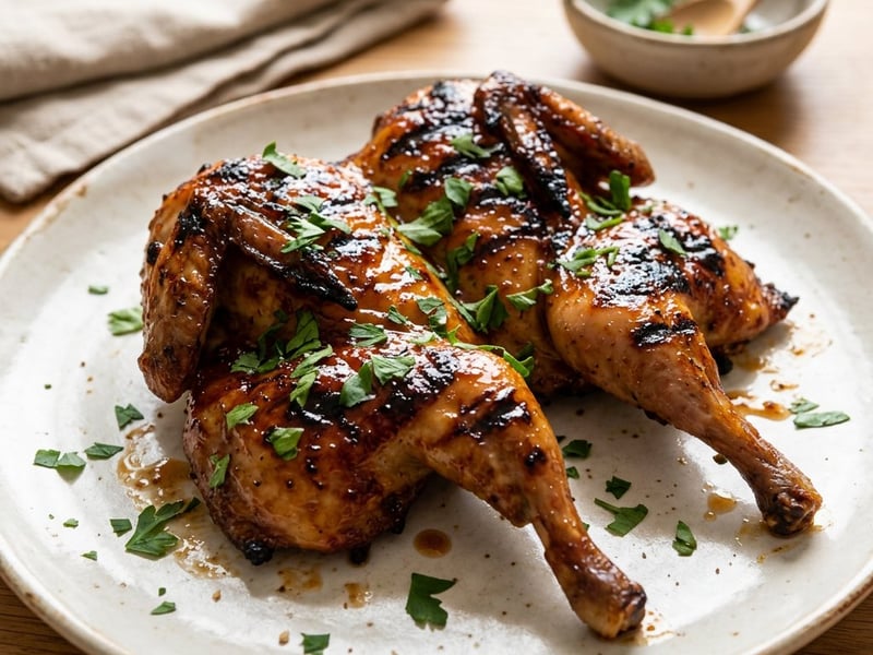Grilled BBQ Quail | Smoky & Tender Glazed