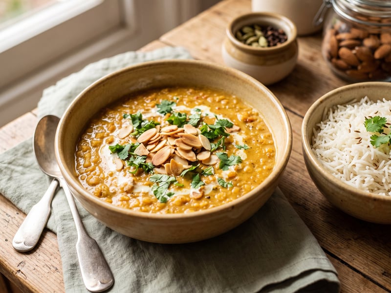 Shahi Dal Korma | Cremiges Linsen-Korma