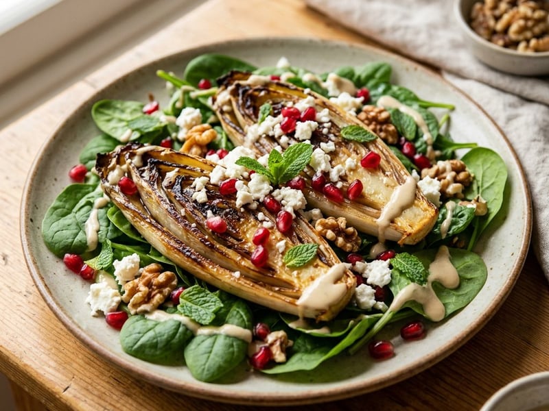 Middle Eastern Chicory Salad with Feta | From the Oven