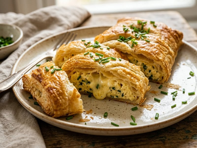 Herzhafter Frühstücksstrudel | Knusprig aus dem Backrohr