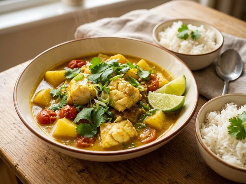 Gaeng Garee Pla | Gelbes Thai-Fischcurry