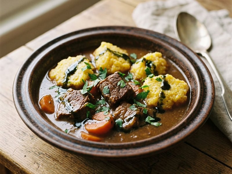 Styrian Sterz Beef Stew | Heartily Braised