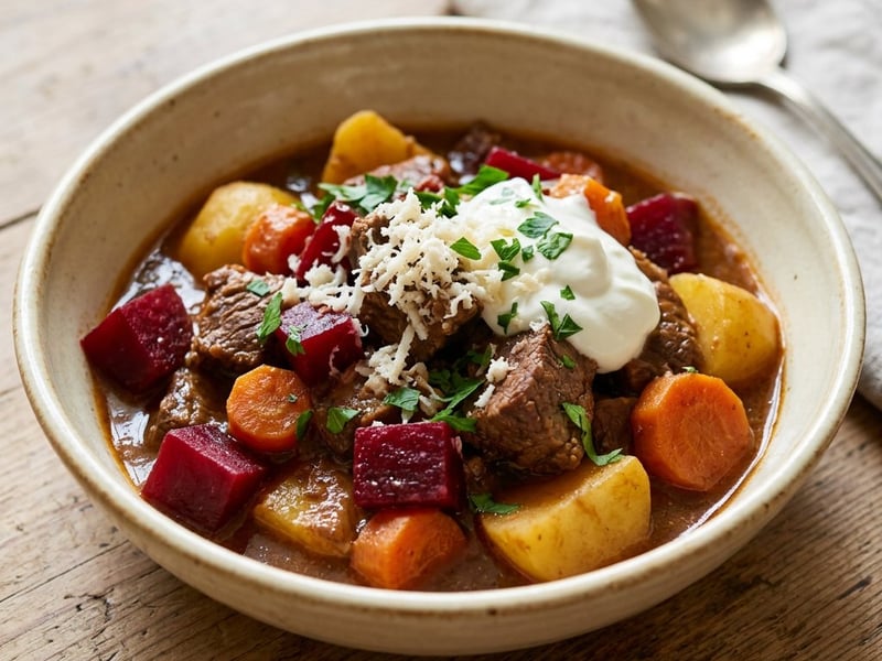 Burgenland Beetroot and Beef Stew | Warming & Hearty