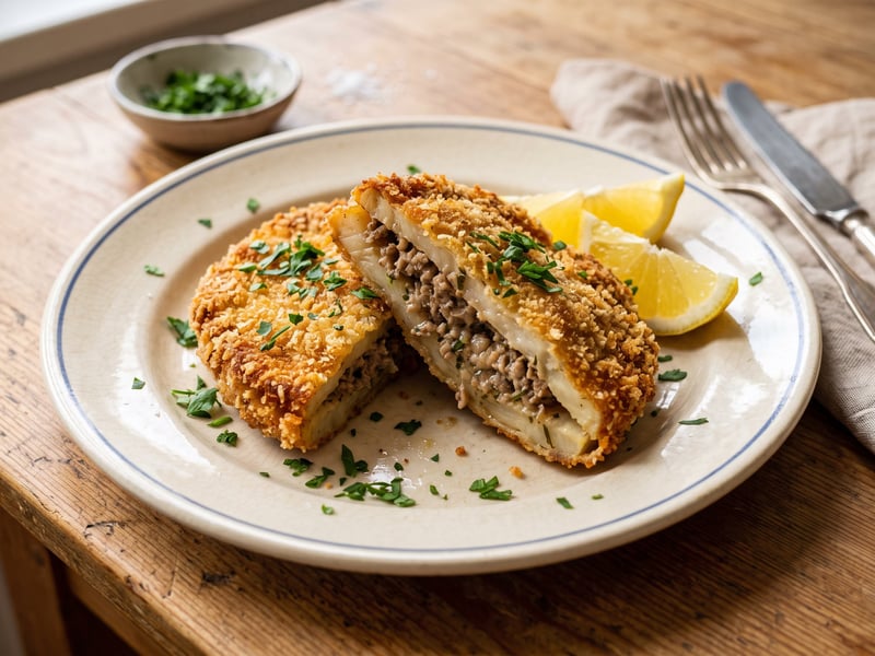Alt-Wiener Faschierte Sellerieschnitzel