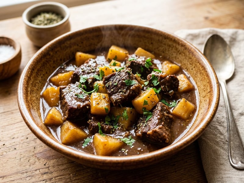 Viennese Parsnip & Beef Stew | Tender & Nutty-Aromatic
