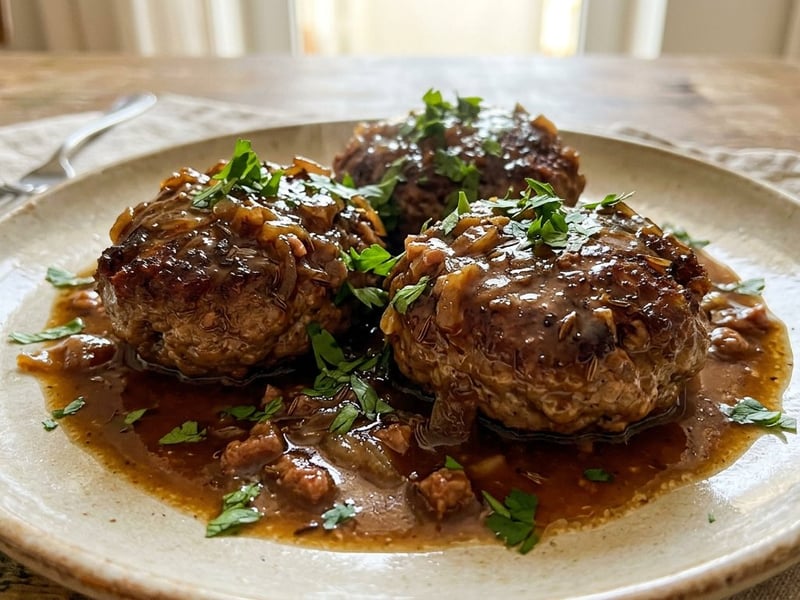 Salzburg Beer Meat Patties | In Rich Dark Beer Sauce