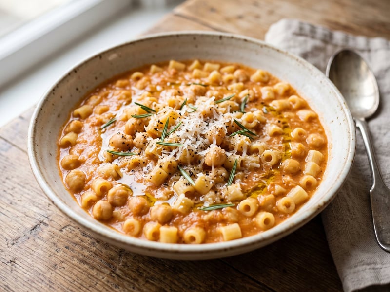 Pasta e Ceci | Römischer Kichererbsen-Klassiker
