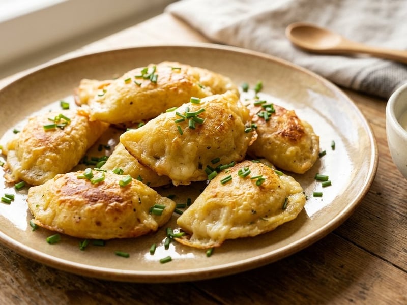 Baked Waldviertel Potato Pockets | With hearty mountain cheese filling