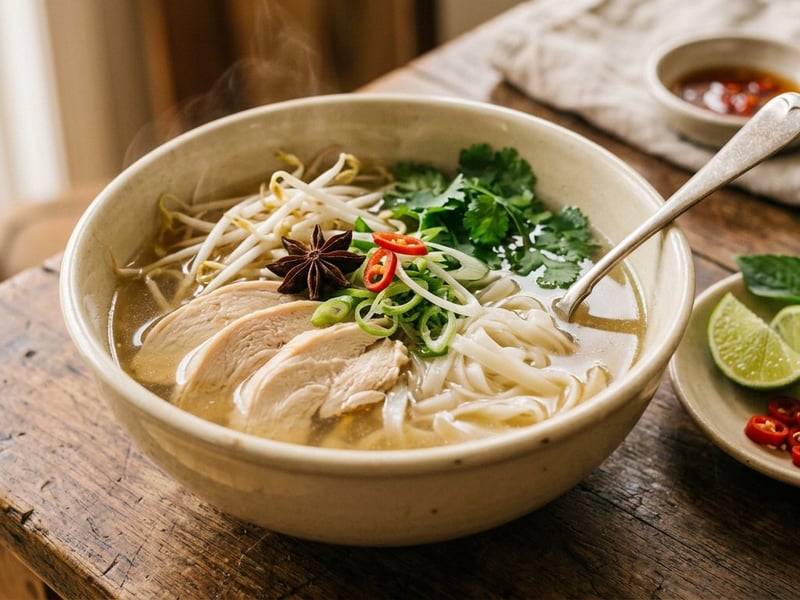 Pho Ga | Vietnamesische Hendl-Nudelsuppe