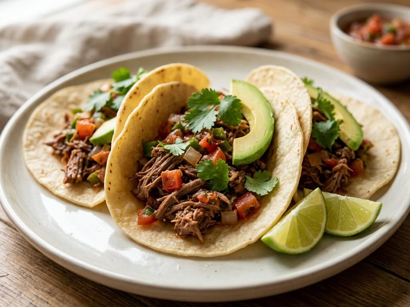 Mexikanische Machaca-Tacos | Saftiger Streetfood-Hit