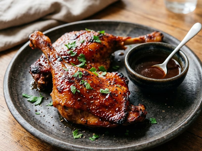Grilled BBQ Duck Legs | Crispy & Smoky Glazed
