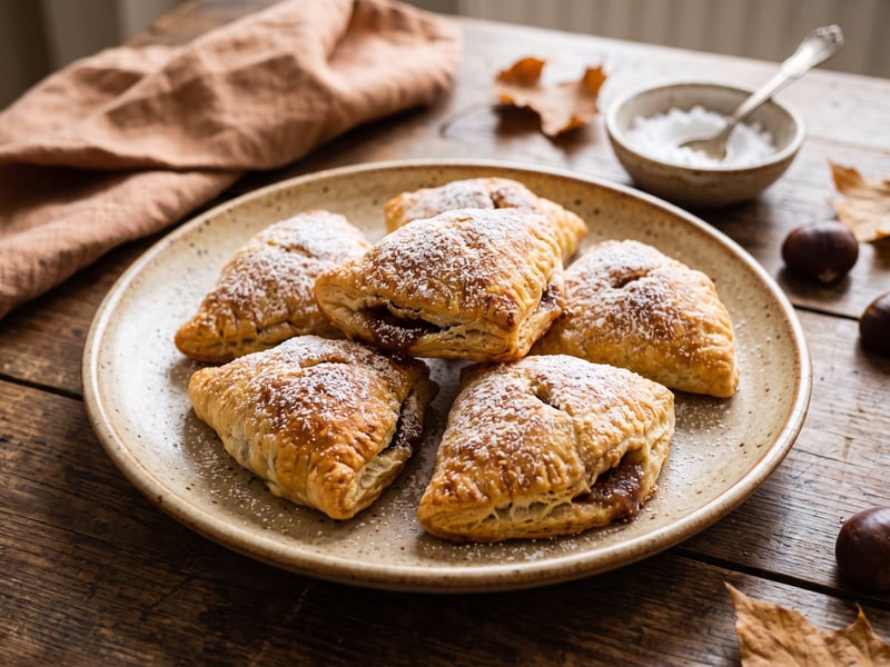 Crispy Chestnut & Quark Pockets | Delicate Autumn Treat
