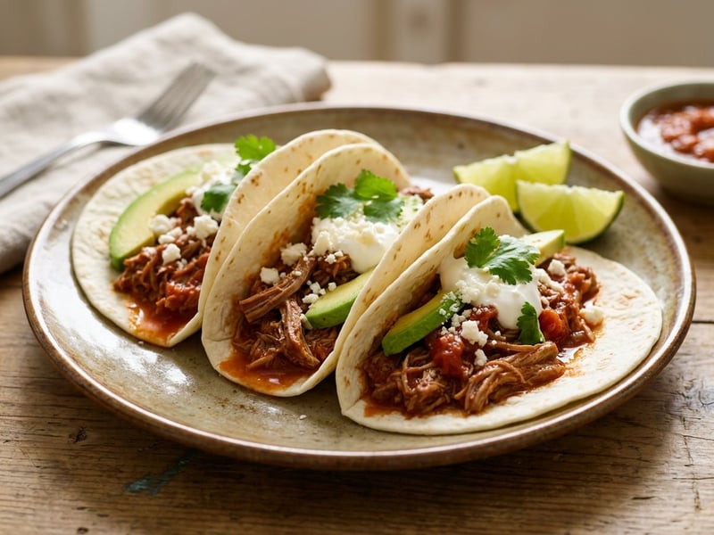 Tacos de Tinga de Res | Mexikanischer Streetfood-Hit