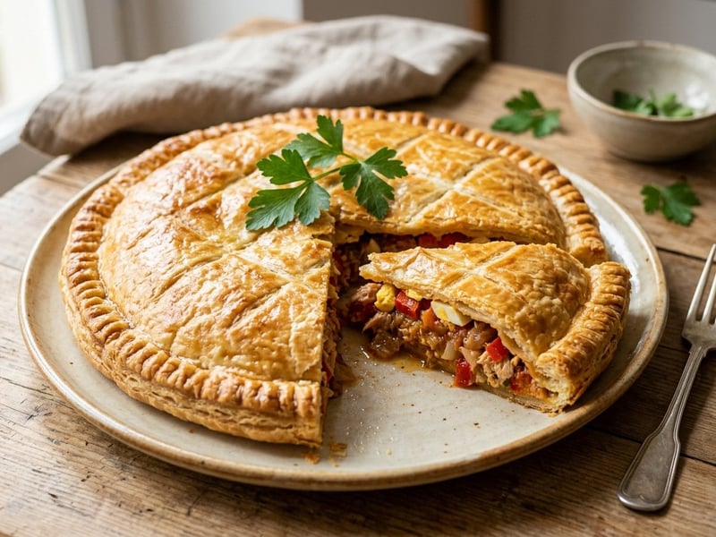 Empanada Gallega de Atún | Crispy Tuna Tart