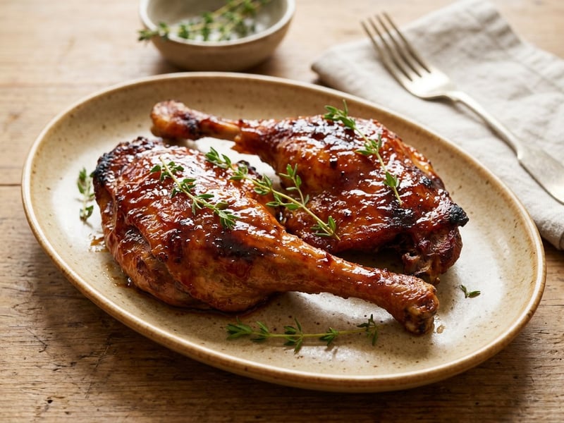 Crispy BBQ Duck Legs | Smoky-Sweet Glazed