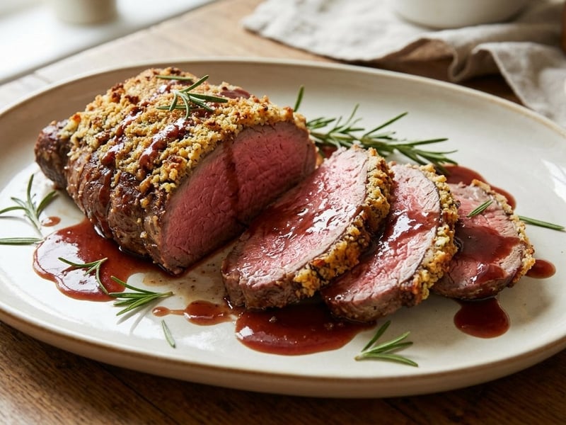 Alt-Wiener Beiriedbraten in Krenkruste | Saftiges Roastbeef aus dem Backrohr