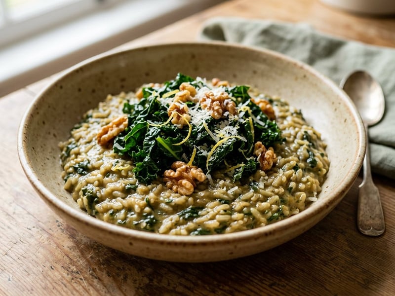 Toskanisches Schwarzkohl-Risotto | Feinherb & cremig