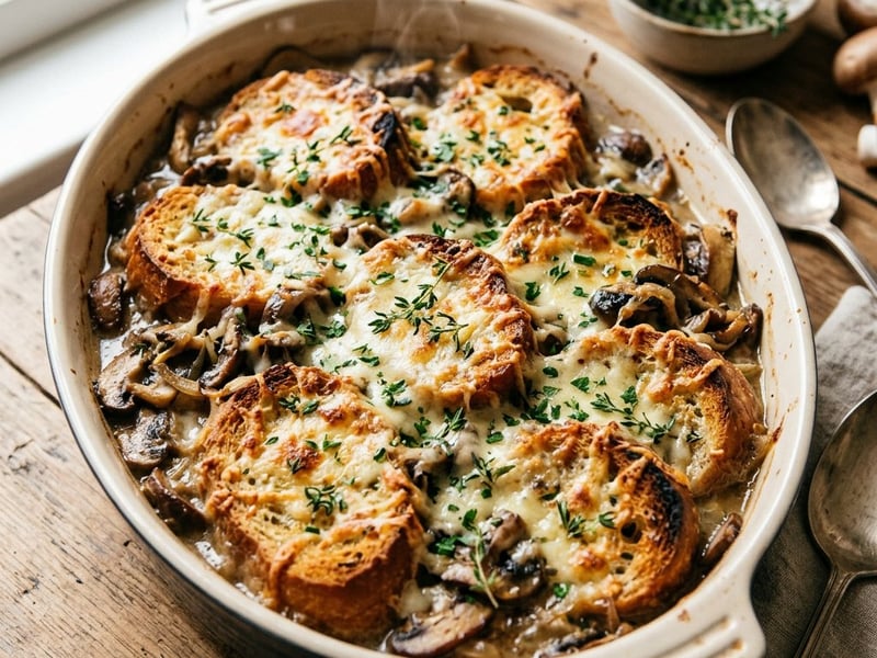 Französische Pilz-Panade | Panade aux champignons