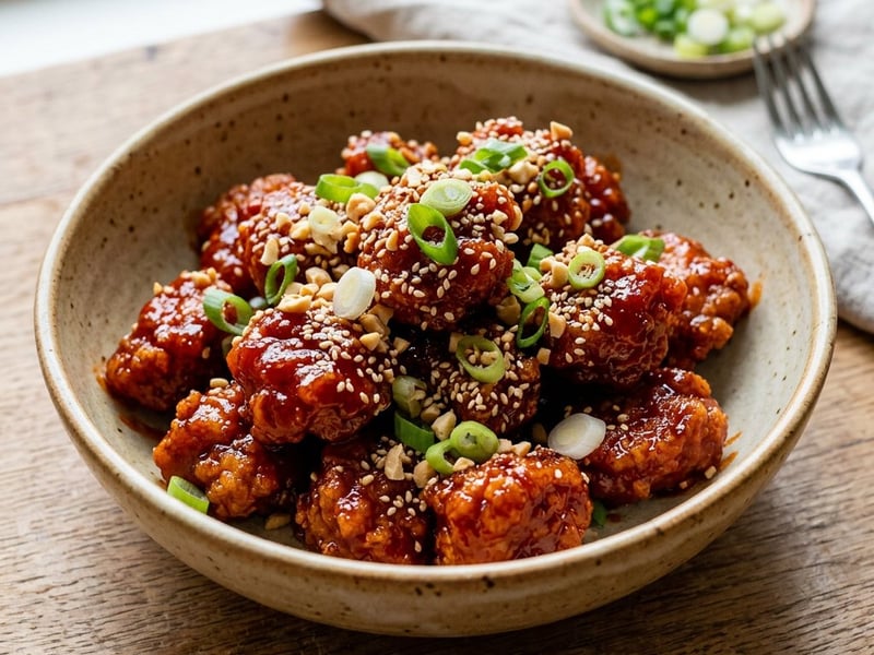 Knuspriges Gochujang-Hühnchen | Süß-scharf glasiert