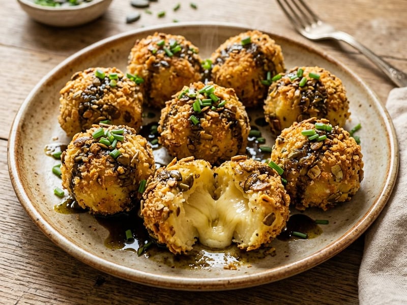 Styrian Potato and Pumpkin Seed Balls | Crispy from the Oven