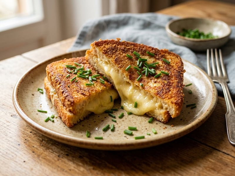 Tiroler Kas-Pofesen | Goldbraun mit würzigem Bergkäse