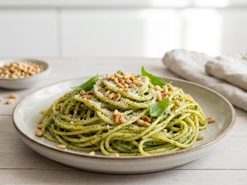 Pasta with Pesto Genovese
