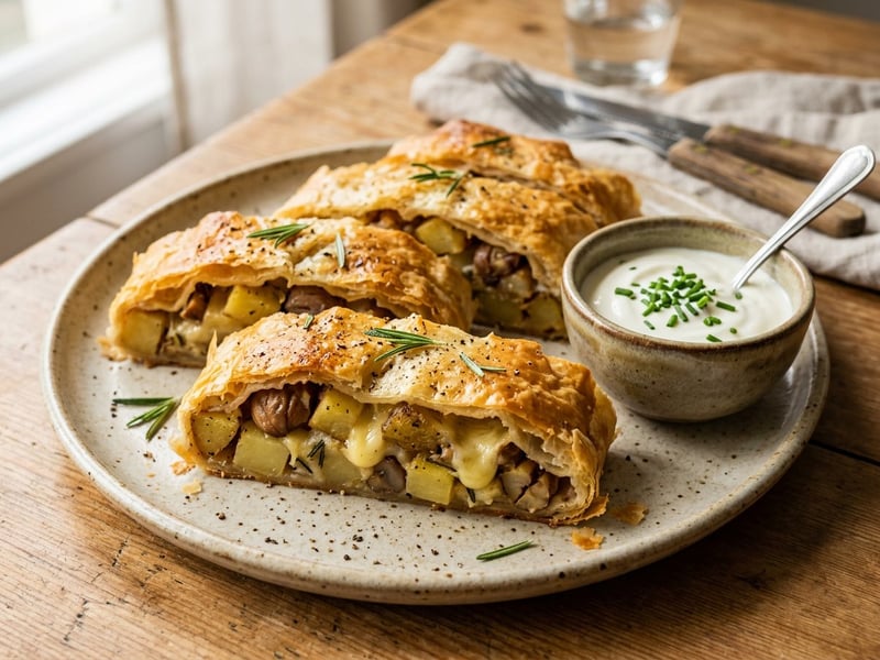 Styrian Potato and Chestnut Strudel | Crispy from the Oven