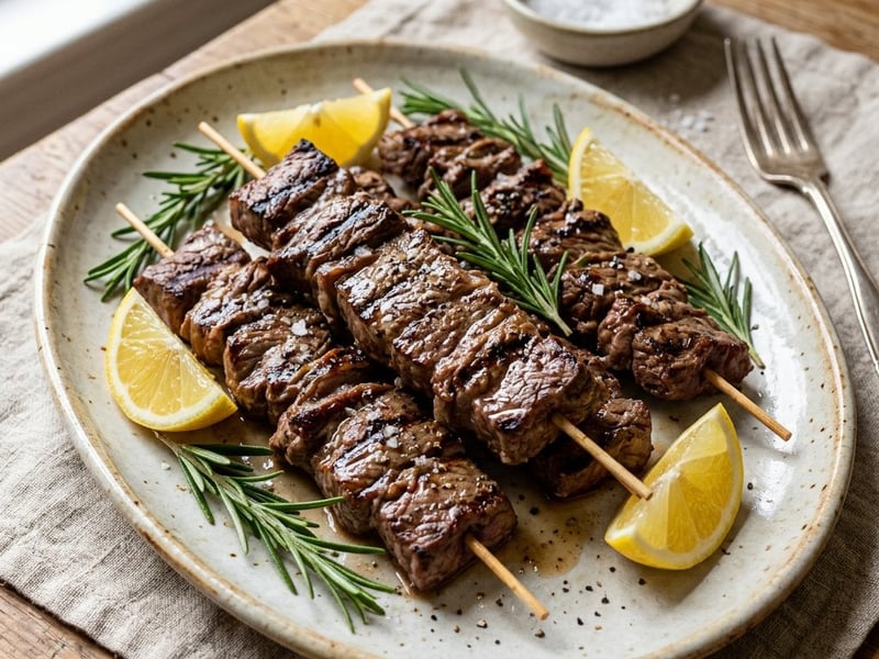 Spiedini di Manzo al Limone | Schnelle italienische Rindsspieße