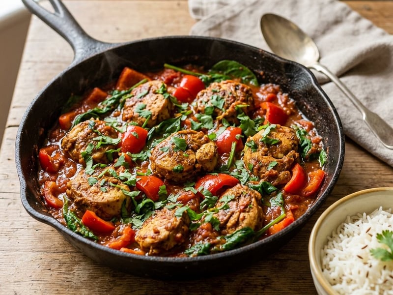 Indian Guinea Fowl Skillet | Tender & Aromatic in 25 Min.