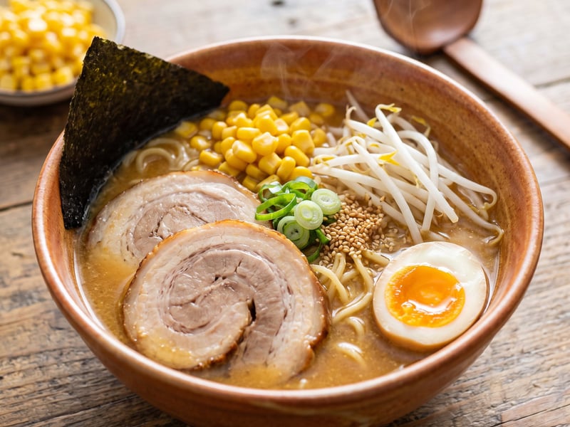 Hausgemachtes Miso-Ramen