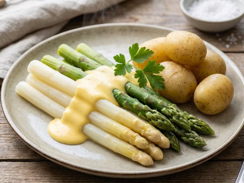 Spargel mit Sauce Hollandaise | Frühlingsklassiker