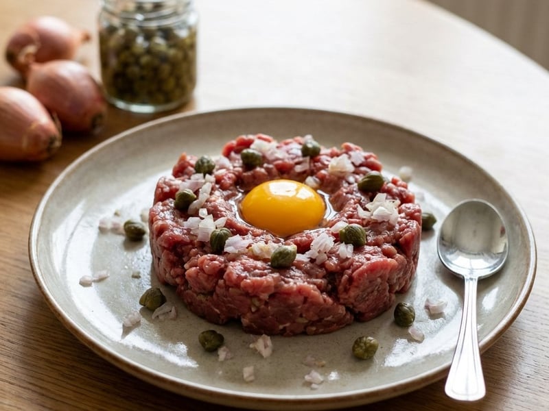 Classic Beef Tartare from Beef Fillet