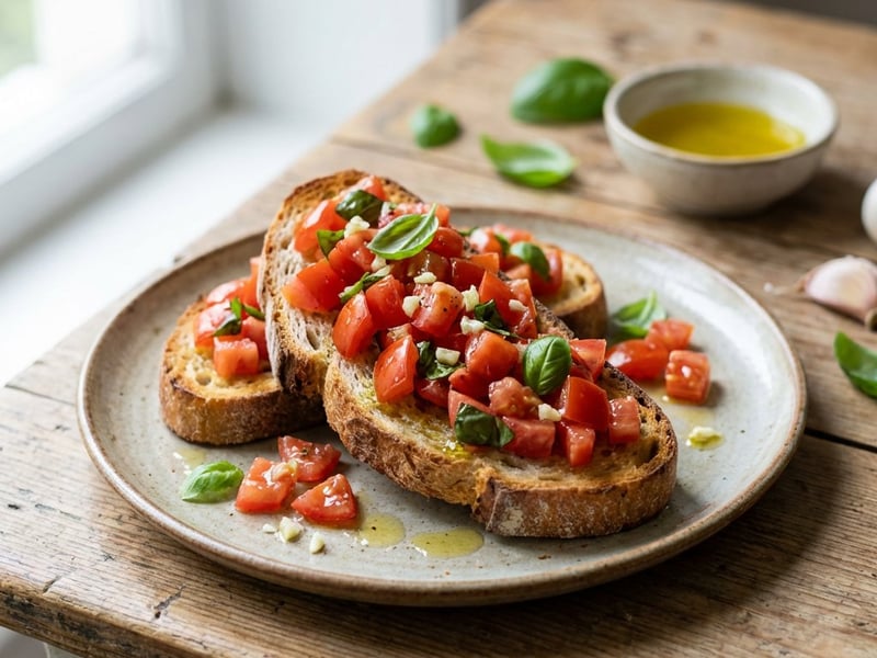 Bruschetta al pomodoro | Klassisch & Knusprig