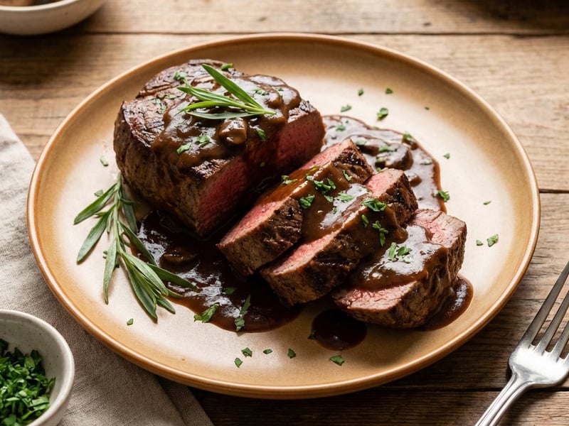 Chateaubriand | Tender Beef Fillet with Mushroom Sauce