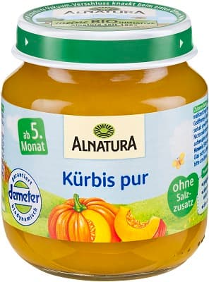 Alnatura BIO Kürbis pur, ab dem 5. Monat