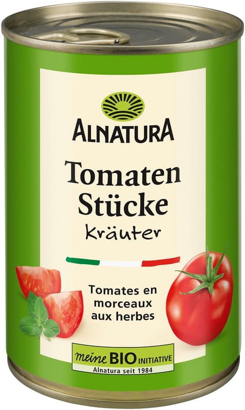 Alnatura BIO chopped tomatoes with herbs