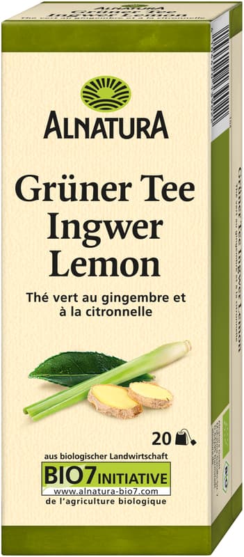 Alnatura BIO Green Tea Ginger-Lemon