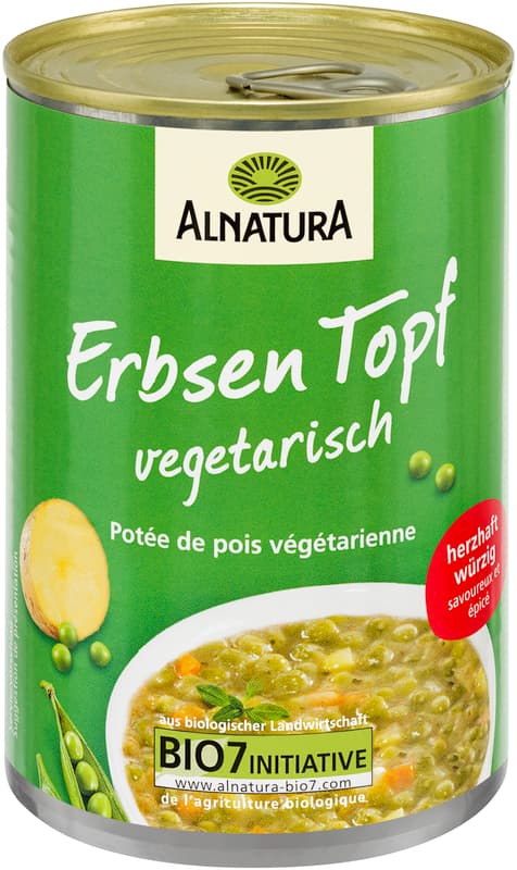 Alnatura BIO pea stew