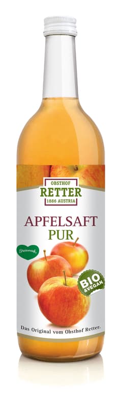 Retter BIO apple juice pure, 100 % direct juice