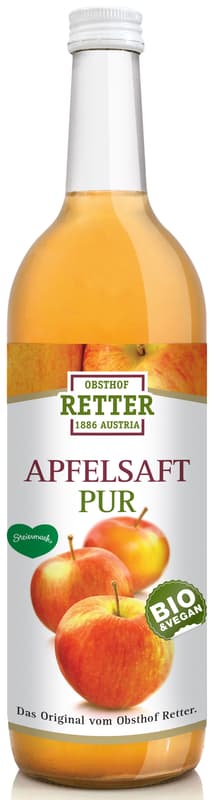 Retter BIO Apfelsaft pur, 100 % Direktsaft