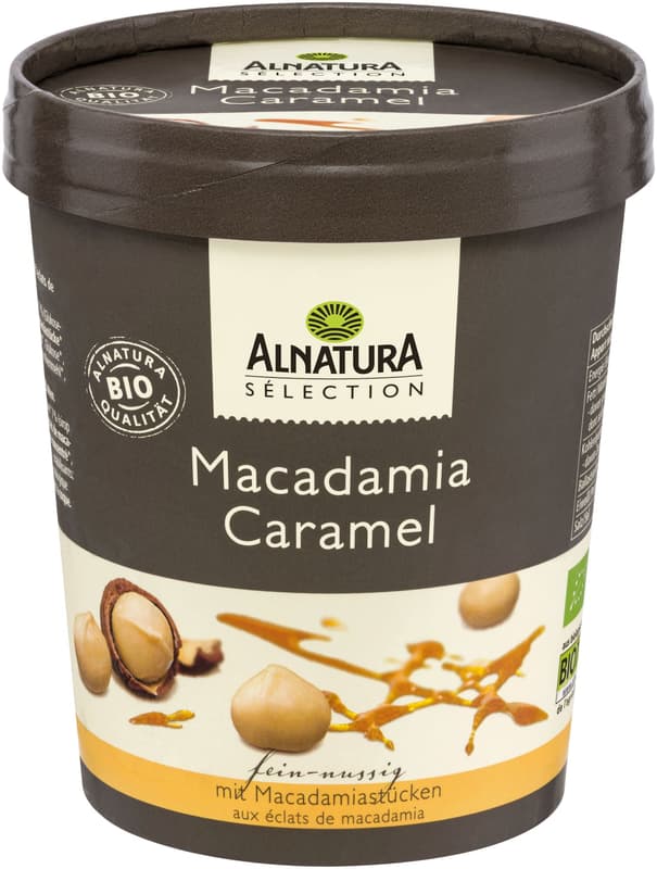 Alnatura BIO Macadamia Caramel Ice Cream