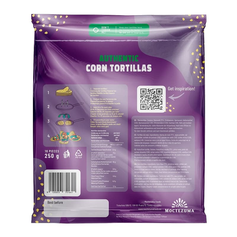 White corn tortilla