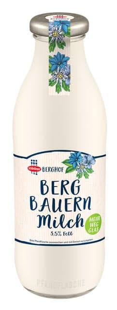Schärdinger Bergbauern Vollmilch 3,5% Mehrwegflasche S