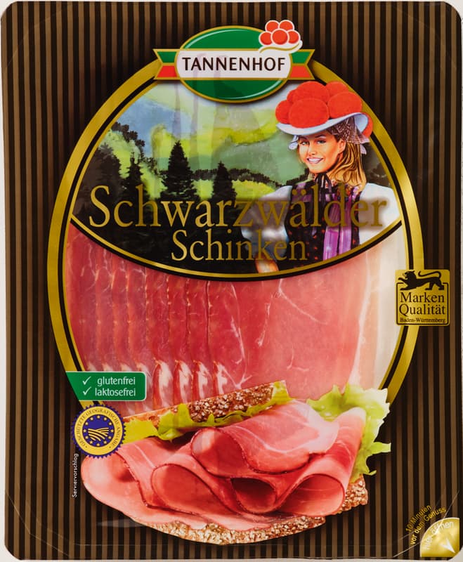 Tannenhof Original Schwarzwälder Schinken g.g.A. geschnitten