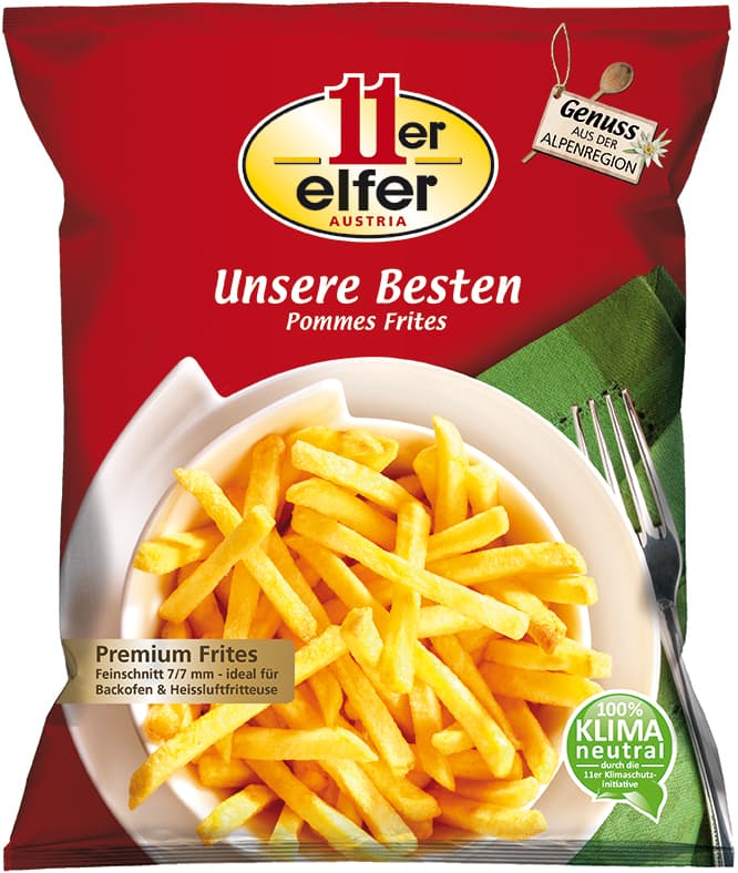 11er Unsere Besten Pommes Frites (tiefgekühlt)