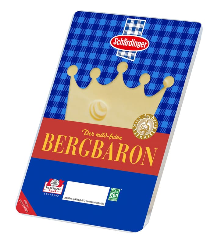 Schärdinger Bergbaron 45% in Scheiben