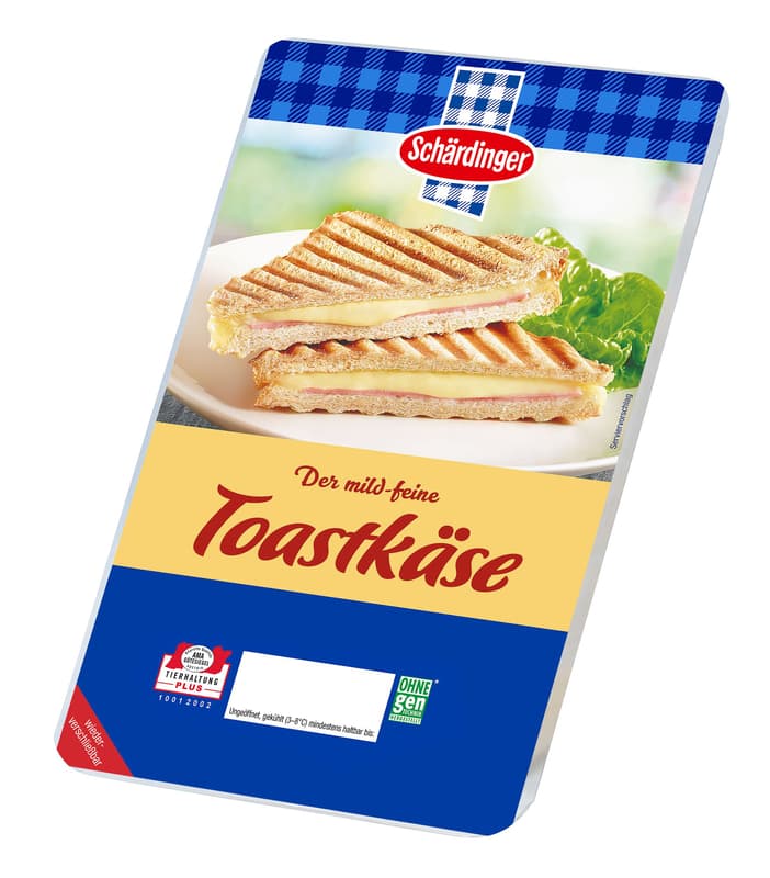 Schärdinger Toastkäse 45% in Scheiben