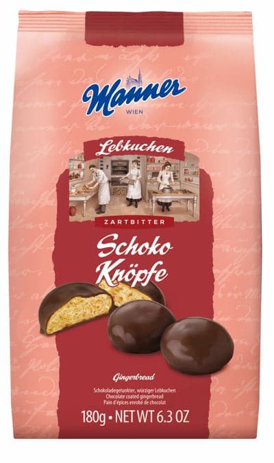 Manner Schoko Lebkuchen Knöpfe