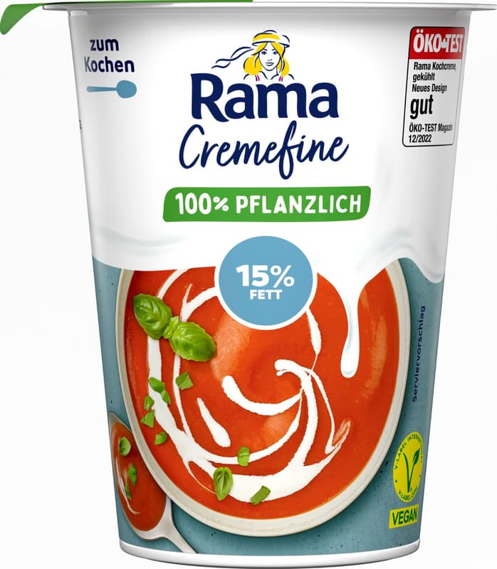 Rama 100% Pflanzlich zum Kochen 15%