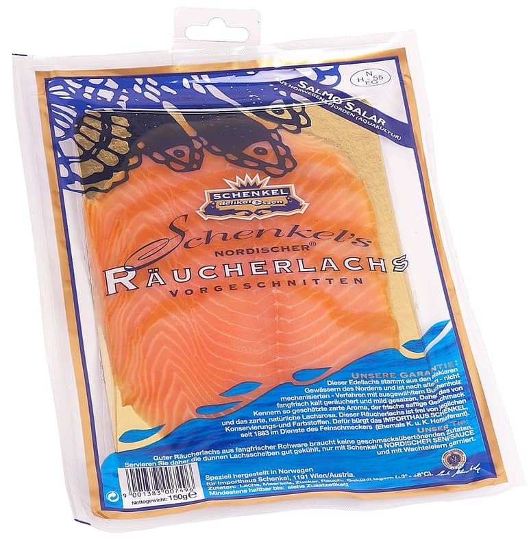 Leg of Nordic smoked salmon ASC sliced